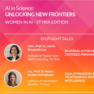 Bettina is giving a talk at the 12<sup>th</sup> Women in AI Meetup